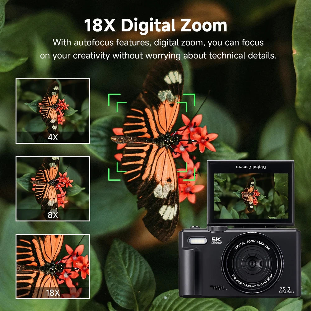 5K Digital Vlog Camera