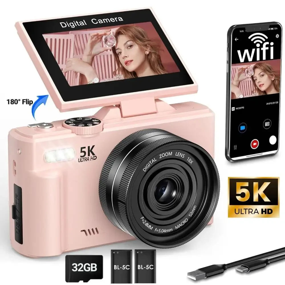 5K Digital Vlog Camera