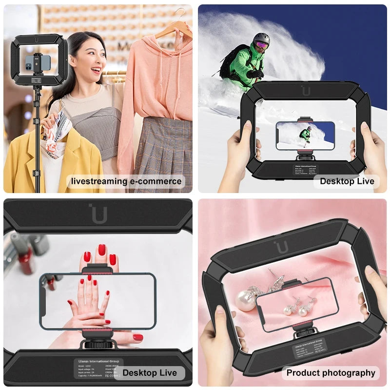 Smartphone Video Rig with Ring Light