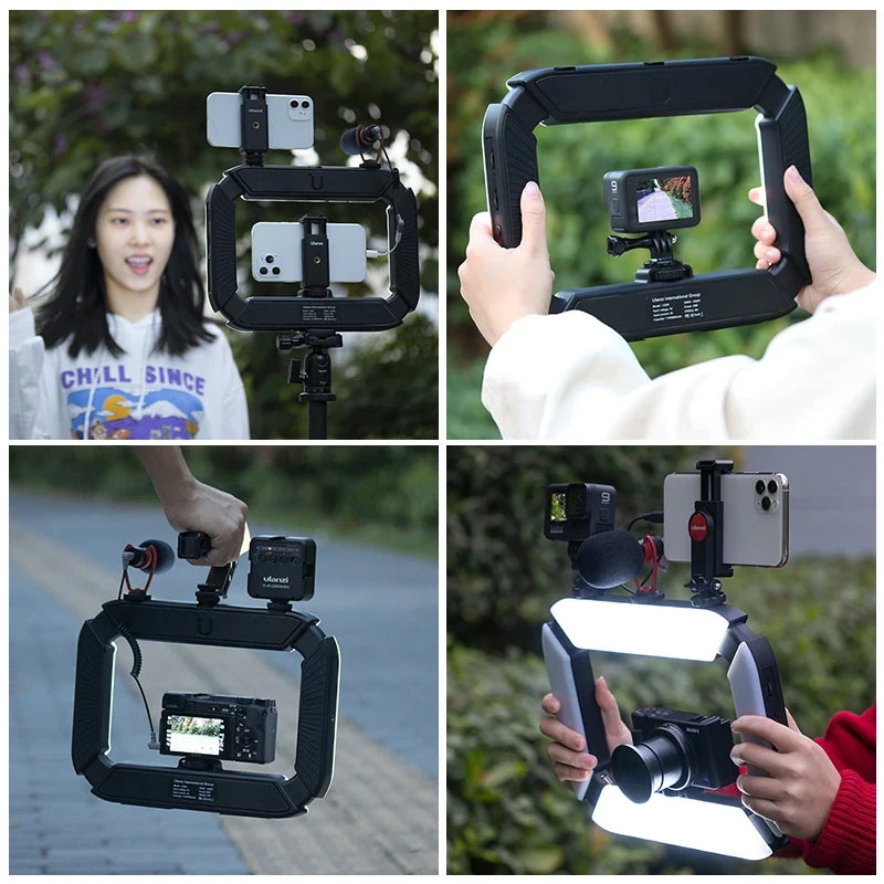 Smartphone Video Rig with Ring Light