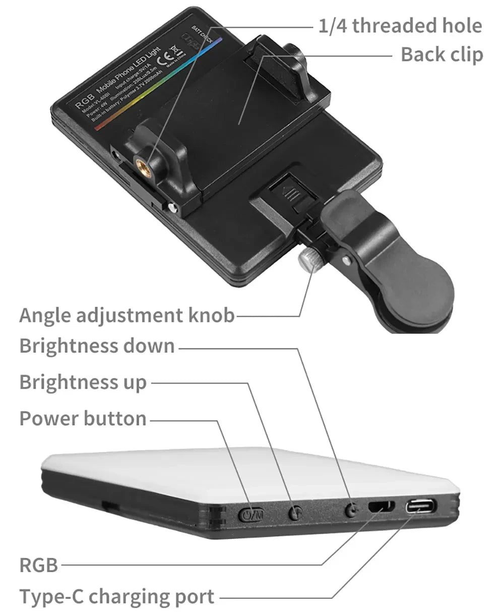 Portable Pocket LED Fill Light