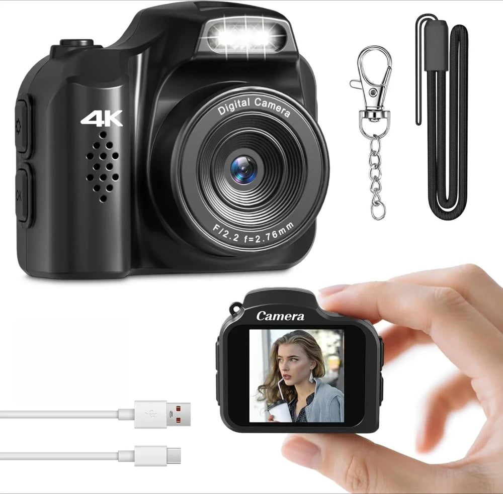 Mini Retro Keychain Camera
