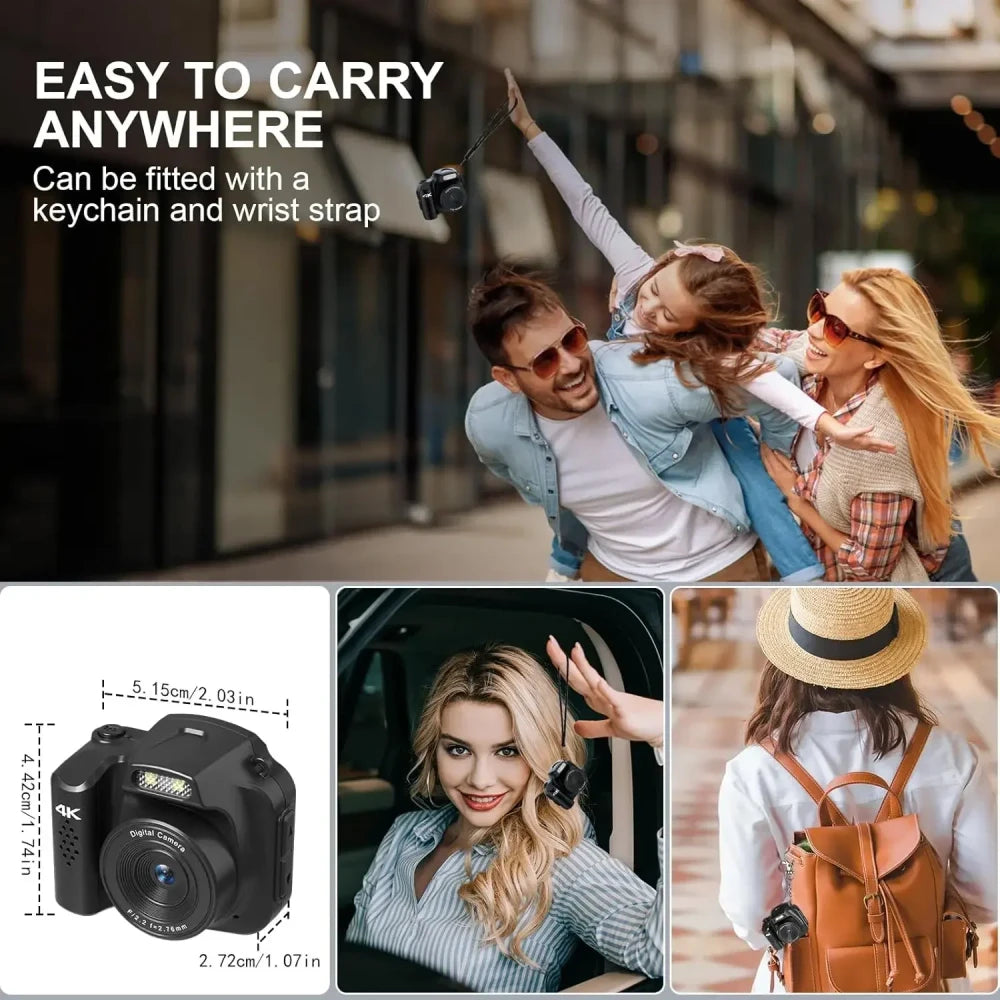 Mini Retro Keychain Camera
