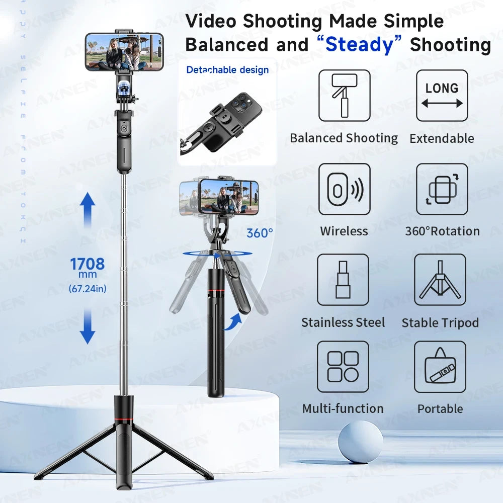 Versatile Selfie Stick Tripod