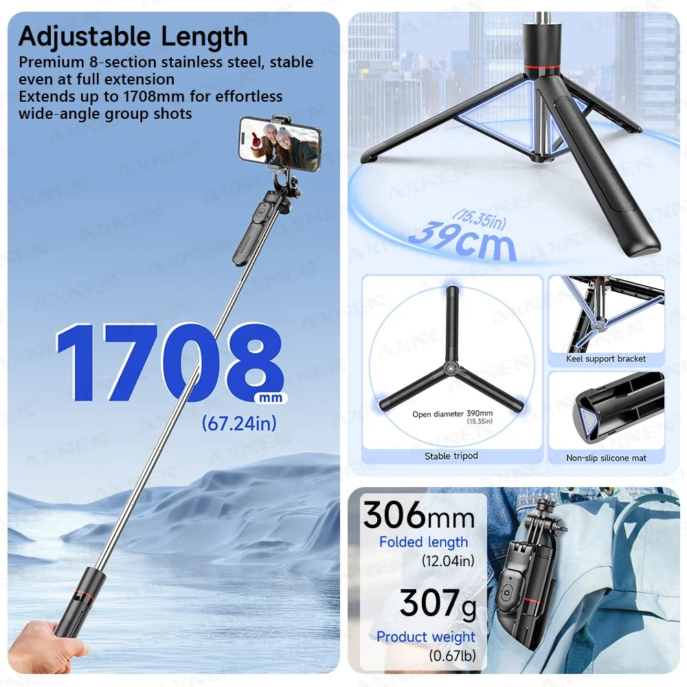 Versatile Selfie Stick Tripod